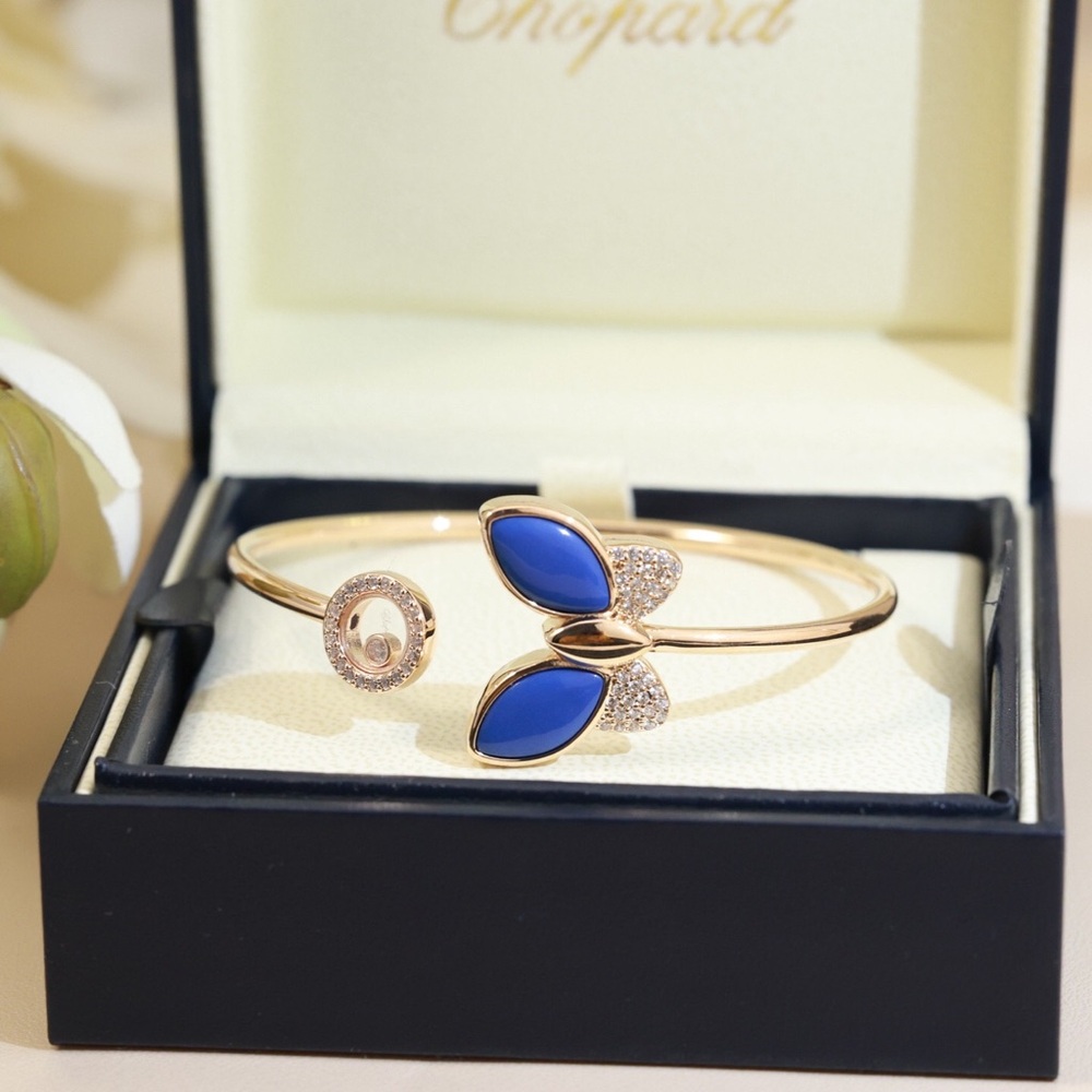 Chopard Gold Bracelet with Blue Accents